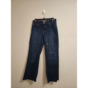 Levi's women's 512 Perfectly Slimming ripped bootcut jeans